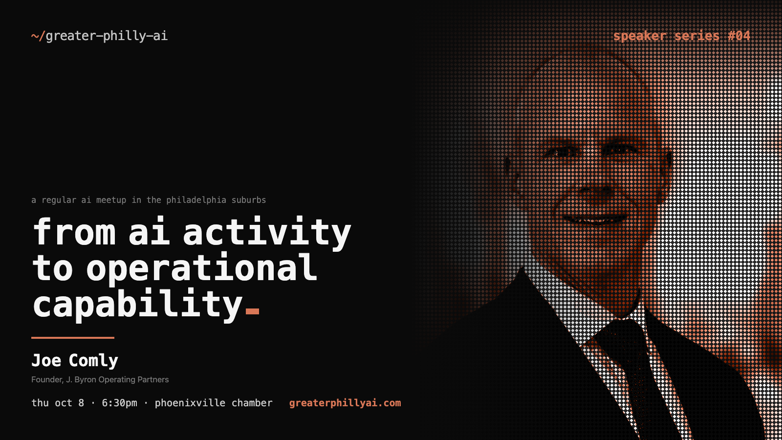 Speaker Series #4: From AI Activity to Operational Capability