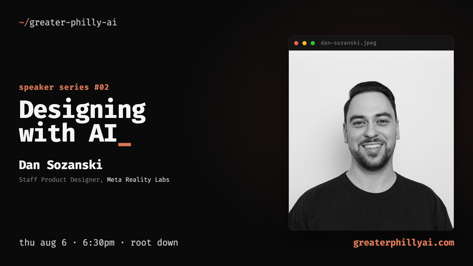 Speaker Series #2: Designing with AI